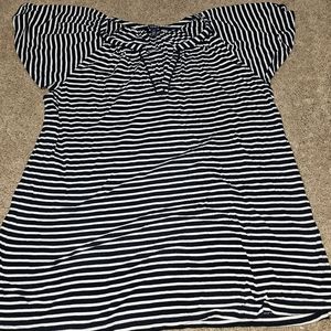 Chaps flutter sleeve top